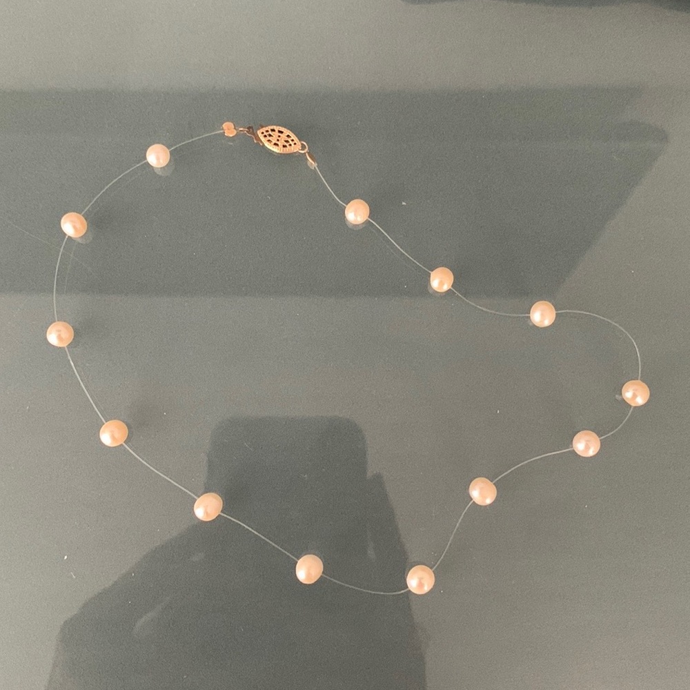 Genuine pearl necklace